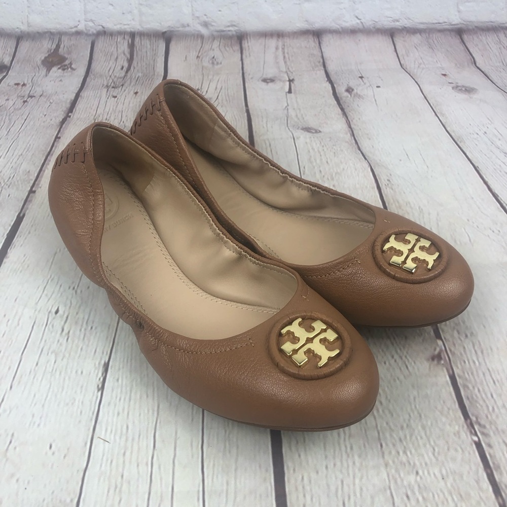 Tory Burch Brown Ballet Flats Women's US 9